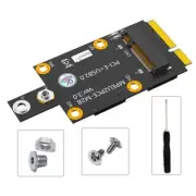 M.2 Key B to Mini PCI-E Adapter with Dual NANO SIM card Slot for 3G/4G/5G Module