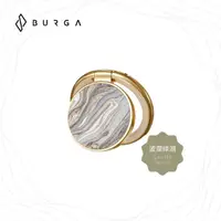 在飛比找momo購物網優惠-【BURGA】金屬旋轉指環扣-波瀾綠湖(手機支架 指環支架 