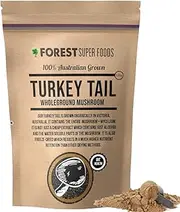 Australian Whole Turkey Tail Mushroom | 120g Powder | 2 Month Supply | Great for gut health (120g Powder)