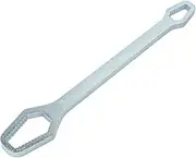 Leefasy Universal Wrench Doubleheaded Wrench Ratchet Wrench Screw Nuts Wrench Adjustable Spanner Multifunctional Wrench for Bike, Silver