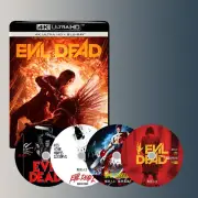 4k Blu-ray disc set Evil Dead 1234 English characters Dolby Vision[鬼玩人1234]