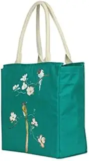 [BLIVUS] Cotton Canvas Shoulder Bag/Tote Bag For Women, Printed Multipurpose Handbag With Top Zip, Best For Shopping, Travel, Work, Beach, Office, College