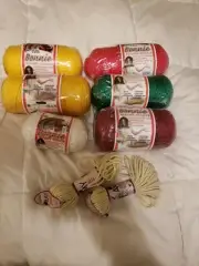 6 Vintage Mix Pepperell Bonnie Macrame Braid Cord 4mm 100 Yards 2 Amy Cord Bonus