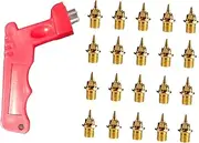 [Oshhni] 20 Pieces Track Shoe Spikes, Replacement Spikes, for Track Shoes, Track and Field Running Spikes, for Practice Training Women