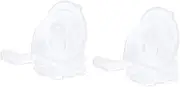 2pcs Suction Cup Razor Holder for Men Bath Razor Strong Grip Razor Rack Shaver Hanger