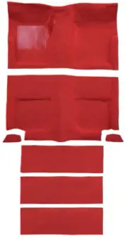1965-1968 Ford Mustang Fastback with Folddowns 609 Green Nylon Mass