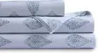 Organic Cotton Cal King Percale Sheets - 400 Thread Count, Extra Deep Pocket, Sm