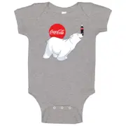 Coca Cola Polar Bear Baby One Piece