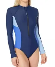 Speedo Zip Front Paddle Suit L50512 Womens Size 12