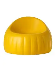 [Slide] Gelee Lounge Chair in Soft Yellow