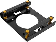 QUMIIRITY Optical Drive Position Hard Disk Adapter Bracket for Sturdy Metal Mounting Tray Shocking Absorber for Enhanced Stability and Easy Installation Desktop Systems