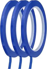 uxcell Whiteboard Tape 5mm Self Adhesive Graphic Chart Line Tape 66 Meters Grid Marking Stickers for Pinstripe Dry Erase Board Scrapbooking DIY Art Crafts, Blue, Pack of 3