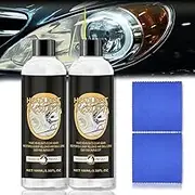 2pcs HEXIBII Headlight Repair kit - Hexibii Headlight Restoration, 2024 New Upgrade Automotive Headlight Lens Restorer, Headlight Repair Polishing Kit for Car Headlight Repair and Polishing