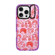 iPhone 16 Pro Impact Ring Stand Case MagSafe Compatible RED PORTRAITS