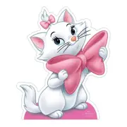 Marie from The Aristocats Pink Bow Cardboard Cutout Official Disney Standee