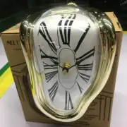 Twisted Corner Clock by Creative Home Decor: A Melting Clock with Roman Numerals