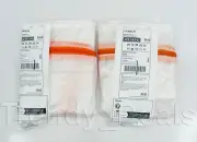 SET of 2 - Ikea PÄRKLA PARKLA Storage Case, Zippered Under Bed Dust Storage Bag
