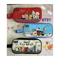 在飛比找蝦皮購物優惠-Bt21 BTS 鉛筆盒 BTS 織物鉛筆盒 PVC 鉛筆盒