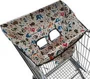 ccuzs Shopping Cart for Babies,Cute Print Shopping Cart for Babies | Kids Seat Protection Dust, Easy- Design for Carts, Highchairs, Swings for Toddler, Boy Or Girl