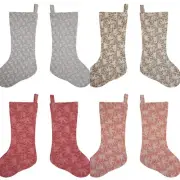 Breezy Swirl Christmas Stocking (4 Colors Available)
