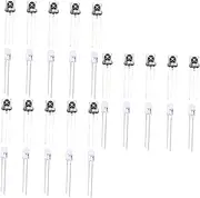 KICHOUSE 3sets Emitter Receiver Pack 18-20m Range 30mm Led for Audio-Visual Household Use 5pairs*3