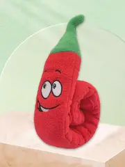 Dog Squeaky Toys Cute Red pepper Plush Small Dog Toys for Small Medium Large Dogs, Dog Smelling Toys Interactive Puzzle Toys