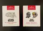 2024 Hallmark Mini Ornament STAR WARS SET Millennium Falcon ECHO TECH BAD BATCH