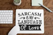 Sarcasm is My Language of Love Mouse Pad for Computer Office Gaming Desk