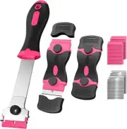 3 Pack Razor Blade Scraper, Plastic Razor Blade Scraper, Scraper Tool with Extra