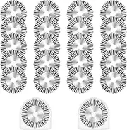 Amylove 20 Pcs 45mm Rotary Cutter Blades Replacement Pinking Rotary Cutter Refill Blades Wavy Circular Edge Slice for Quilting Scrapbooking Sewing Cutting Paper Cloth Fabric Arts Crafts Tools