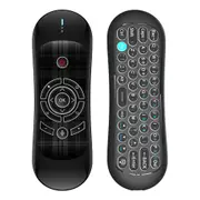 R2 Air Remote, 2.4G Wireless Backlit Voice Remote Control with Keyboard, for Android TV Box/PC/Projector/HTPC (Not Compatible with Most Smart TVs)