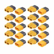 10 Pair XT60H Bullet Connector Plug Upgrated of XT60 Sheath Female & Male Gold Plated for RC Parts