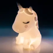~❤️Kids UNICORN NIGHT LIGHT Rechargeable USB Soft/Cool touch LED Lil Dreamers