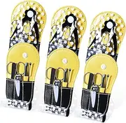 Spove Shoe Polka Dot Flip Flop Design Manicure Kit Shape Personal Care Manicure Set pack of 6 Yellow