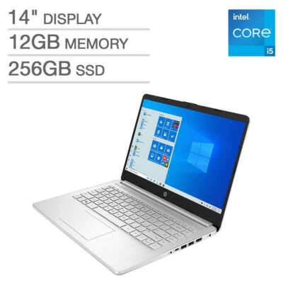 New HP 14-dq2035cl 14'' FHD IPS Laptop i5-1135G7 12GB 256GB SSD Iris Xe