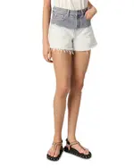 Maje Tie Dyed Denim Shorts