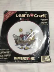 Dimensions Learn A Craft~Counted Cross Stitch Noah's Ark~Simple & Quick