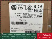 22B-D1P4N104 Allen Bradley 0.4kW 0.5HP PowerFlex 40 Drive Series A FOR PARTS