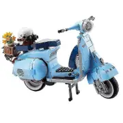 Roman Holida Vespa 125 Moc 10298 Famous Motorcycle City Moto Assembled Building Blocks Bricks High-t