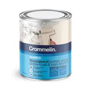 Crommelin 1L Flat Aquablock Waterproof Primer Undercoat