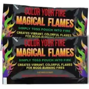 Color Your Fire Magical Flames Adds Colorful Flames To Campfire Fire Pits 4-Pack