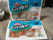 2 Packs Berkley Gulp 2" Peeler Crab Saltwater Fishing Baits New Penny Color