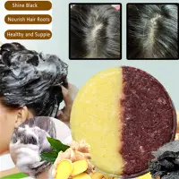 在飛比找蝦皮購物優惠-Natural Darkening Shampoo Bar 