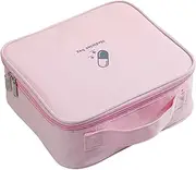 Outdoor First Aid Pouch Emergency Storage Kit for Travel Portable Medicine Bag with Zipper Closure Lightweight for Family Office School and Outdoor