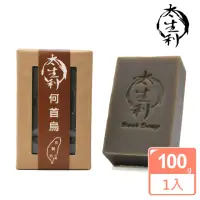 在飛比找momo購物網優惠-【太生利】100%台灣冷製何首烏洗頭手工皂100g