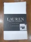 Ralph Lauren Dunham Sateen Two Set Standard Pillowcases White 100% Cotton 2 New
