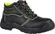 [PROOF comfort&safety] PROOF COMFORT & SAFETY - Work footwear, work boots, leather, made of microfiber, high-top shoes, ideal for low temperatures, polyurethane sole, protect against injuries, sizes: 2-15