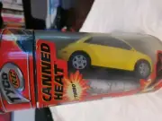 Rare Vintage Mattel Wheels TYCO CANNED HEAT Yellow BEETLE RC New In Tube