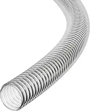 51mm - 2 Metre Long Clear Corrugated Flexible Pond Hose Fish Garden Filter Pump Marine Flexi Pipe