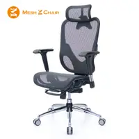 在飛比找PChome24h購物優惠-【Mesh 3 Chair】華爾滋人體工學網椅-精裝版(酷黑